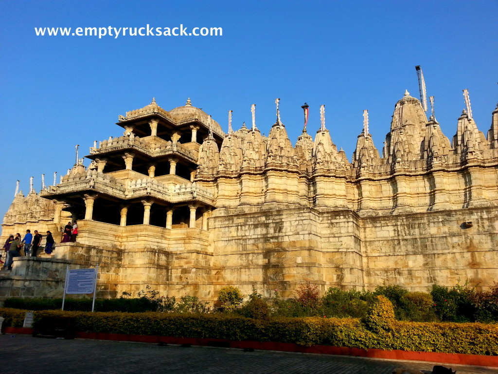 Ranakpur Jain Temple  Empty Rucksack
