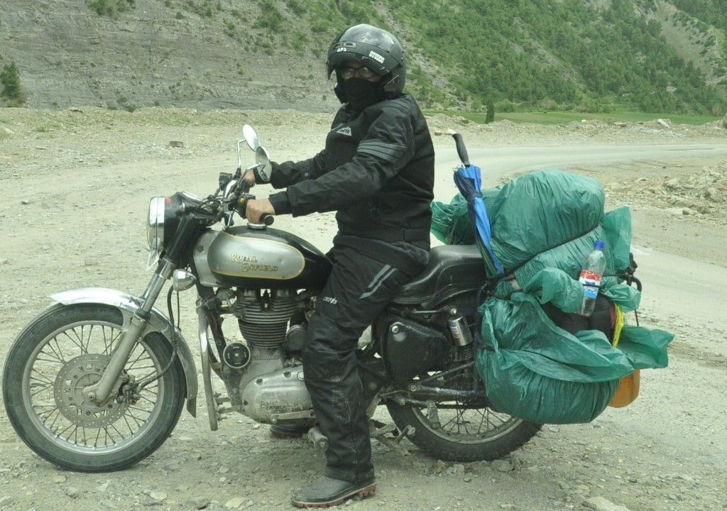 empty rucksack Travelers plastic sheets Ladakh Road Trip